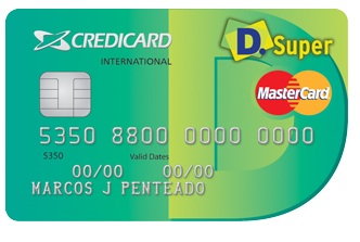 Cartão de crédito Credicard D.SUPER MasterCard, economize até 10% em compras de supermercado (divulgação)